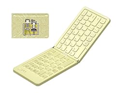 Beige Foldable Keyboard