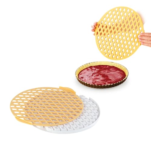 Avilia Stampo Crostata in ABS 30 cm – Reticolo Tagliapasta Leggero e Robusto, Ideale per Crostate con Marmellate o Cioccolato, Lavabile in Lavastoviglie, Facile da Usare e Perfetto per Pasticceria