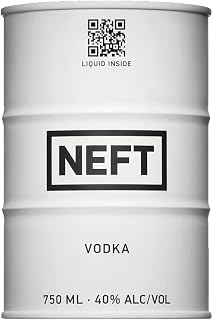 Neft Vodka, White Barrel, 750 mL