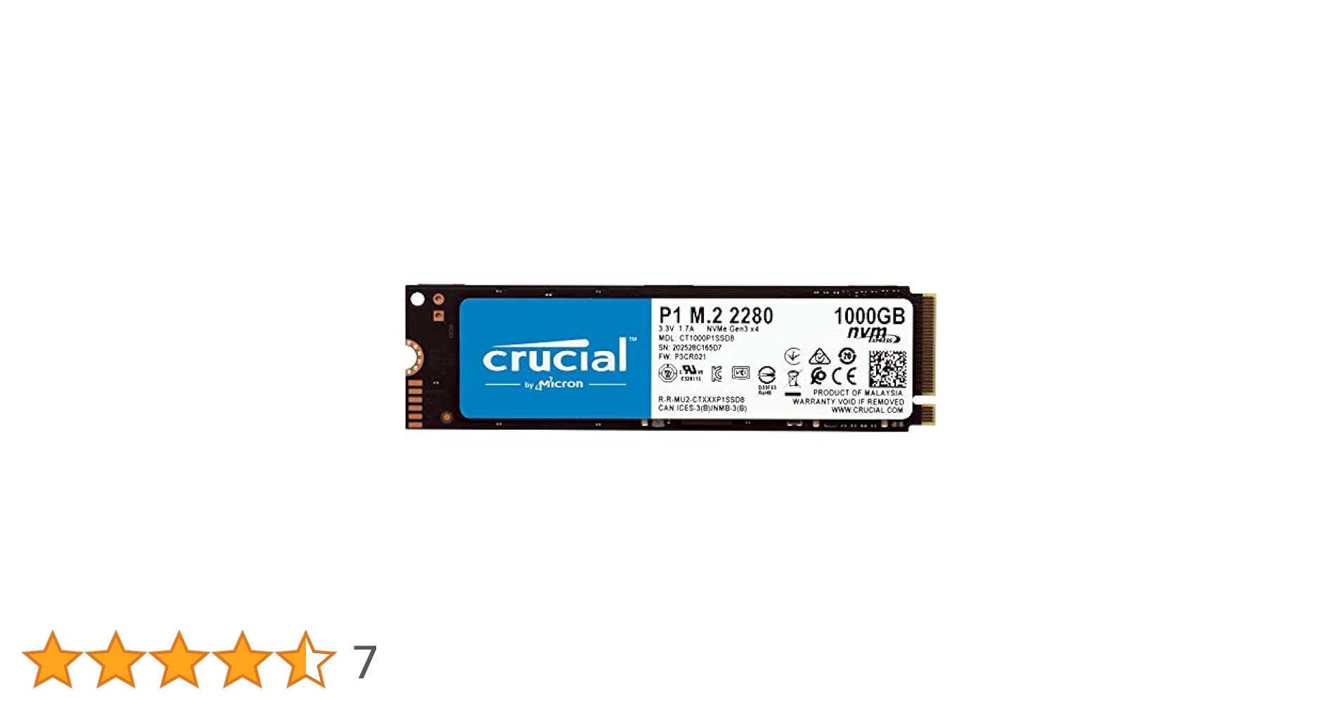 内蔵型SSD Crucial P1 M.2 2280 1000GB SSD P1シリーズ | Crucial M.2 SSD | 株式会社アスク