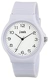 [J-アクシス] 腕時計 シンプルプラウォッチ TCG59-W ホワイト