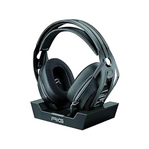 RIG 800 PRO HX Wireless Gaming Headset & Multi-Function Base Station Officially Licensed for Xbox Series X|S, Xbox One, Windows 10/11 PCs – Dolby Atmos 3D Audio – Up to 60 Hour Battery
