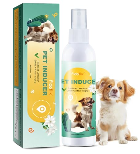 FidoFlix Dog Potty Training Spray,Pee Here Spray for Dogs Indoor & Outdoor,Dog Go Here Attractant Spray to Pee in One Spot,Prevent Your Pet from Soiling The Carpet,120ML (C)