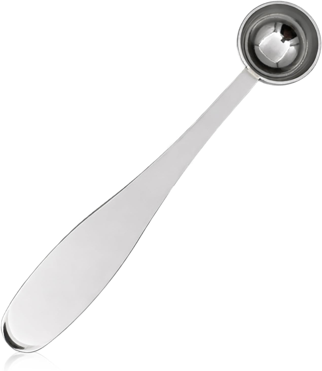 1 Piece Measure Loose Leaf Tea Spoon, Premium Stainless Steel Tea Scoop for Tea Lovers (Silver)