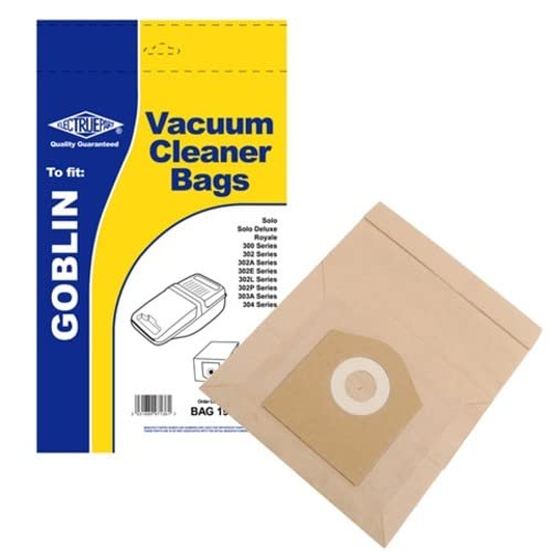 Electruepart Vacuum Bags To Fit Goblin Solo 300 Series 5 Pack