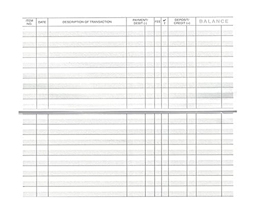 50 Page Per Checkbook Transaction Registers With 2022 2023 2024 Calendars - Set Of 10 #TOP4