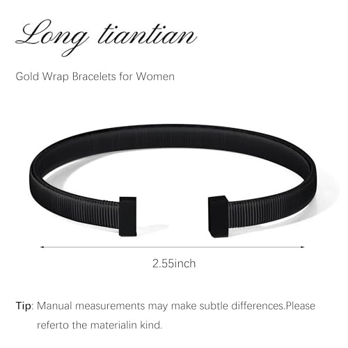 Image of Long tiantian Gold Bangles for Women Bangle Bracelets Chunky Bangles Bracelets Non Tarnish Gold /Silver Bracelet for Women Trendy Jewelry Gifts