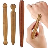 SWETRACE 3 Stück Holz Fußmassagegerät mit Rundem und Spitzem Stab für Muskelmassage und Fußentspannung für Massage und Reflexzonenbehandlung Am Ganzen Körper