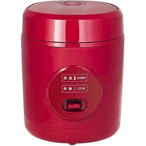 Yamazen Rice Cooker 0.5 to 1.5 cup Small Mini Rice Cooker Red YJE-M150 (red) Cover