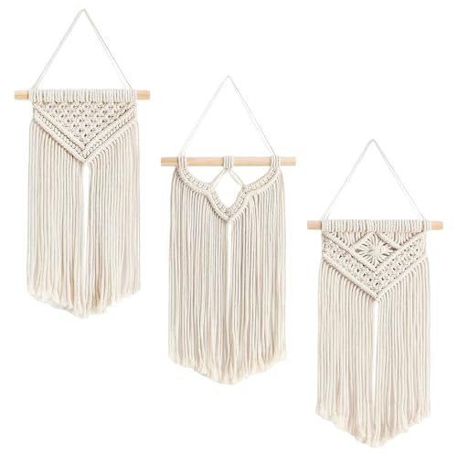 Regalo perfetto: la minuscola parete in macramè è un regalo premuroso per i vostri amici e familiari che amano la decorazione da parete e la decorazione domestica. Un regalo per ogni occasione, in particolare l'inaugurazione della casa, baby shower, matrimoni, festa della mamma, Natale, giorno del Ringraziamento, Halloween, Capodanno o festività.