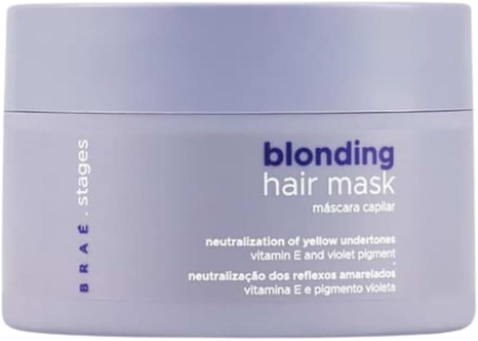 BRAÉ Stages Loiro Máscara Capilar Condicionante 200g - Hidratação Intensa, Maciez e Manutenção da Cor Loiro - Hair Mask