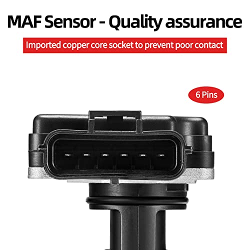 Bdfhyk Mass Air Flow Sensor Meter Maf Sensor 74-50011 Compatible With Ford Explorer 2001-2005 & For Ford Ranger 2001-2003 & For Mazda B4000 6 Prong 2004 #TOP2
