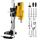Happybuy 8 Inch/205MM Diamond Core Drilling Machine 3980W Diamond Core Drill Rig with Stand,Wet Dry...