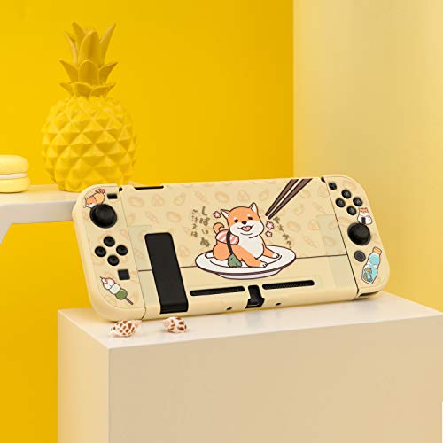 Geekshare Protective Case Slim Cover Case Compatible With Nintendo Switch And Joy Con - Shock-Absorption And Anti-Scratch (Shiba Inu) #TOP6
