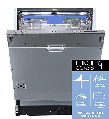Sauber - Lavavajillas integrable SDWB2 A++ 14 cubiertos - 3ª Bandeja - INSTALACIÓN INCLUIDA