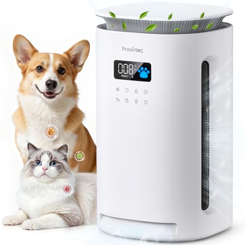 Provirtec Pet Air Purifier with HEPA and Auto Mode