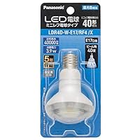 Amazon | パナソニック LED電球 レフ電球 E17口金 40W形相当 昼光色