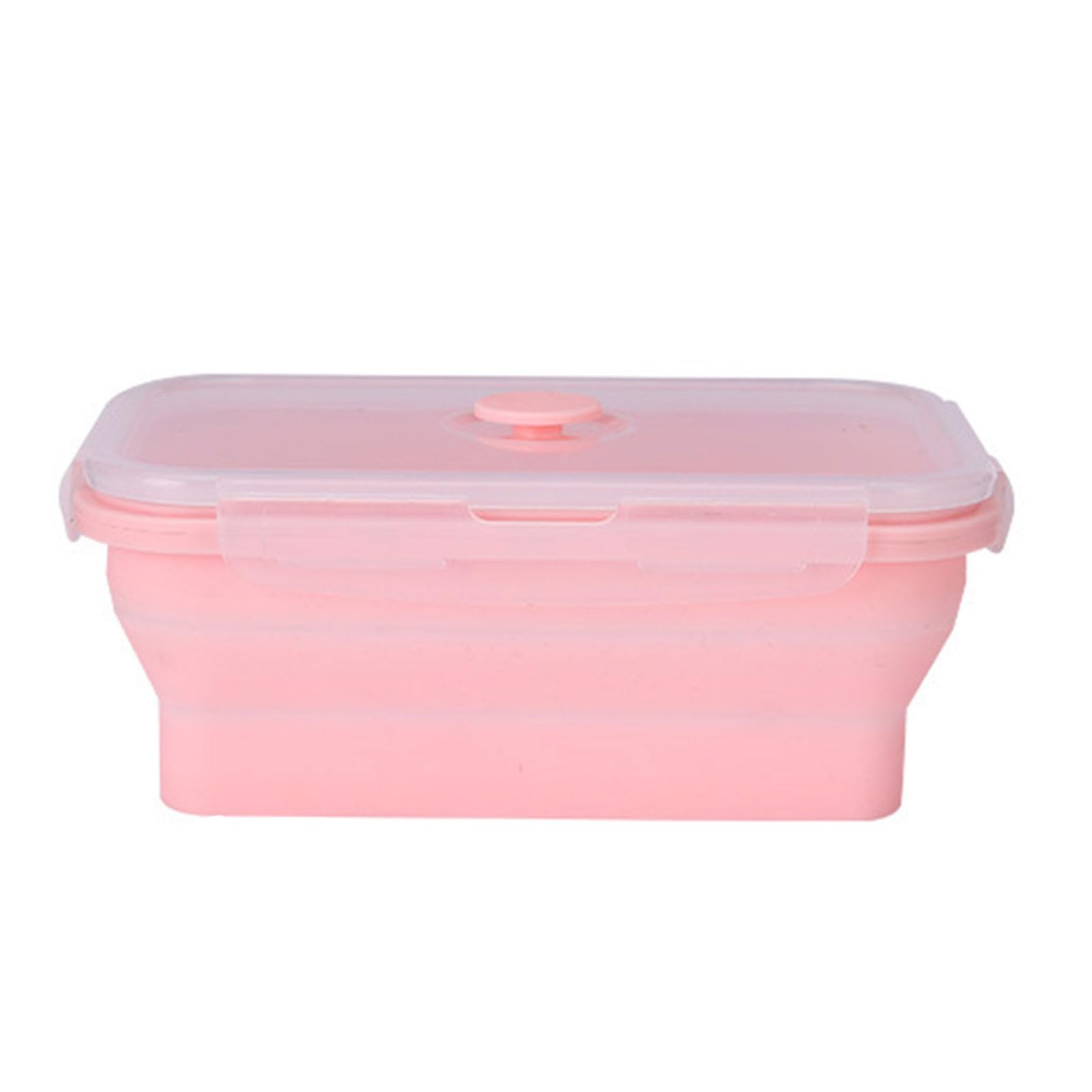 Efficient Silicones Lunch Box Dishwasher Safe Small Storage Ideal for Camping Portable Meal Box