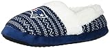 FOCO NFL New England Patriots Unisex Smu Big Logo Holiday Aztec Print Knit Moccasinsmu Big Logo Holiday Aztec Print Knit Moccasin, Team Color, X-Large