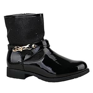 stiefelparadies Leicht Gefütterte Damen Schuhe Stiefel Biker Boots Schnallen Stiefeletten 155867 Schwarz Lack 37 Flandell stiefelparadies Leicht Gefütterte Damen Schuhe Stiefel Biker Boots Schnallen Stiefeletten 155867 Schwarz Lack 37 Flandell