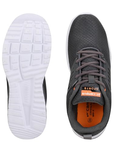 Campus Men Crysta Pro Running Shoes Gray 9UK Grey, Org - Image 7
