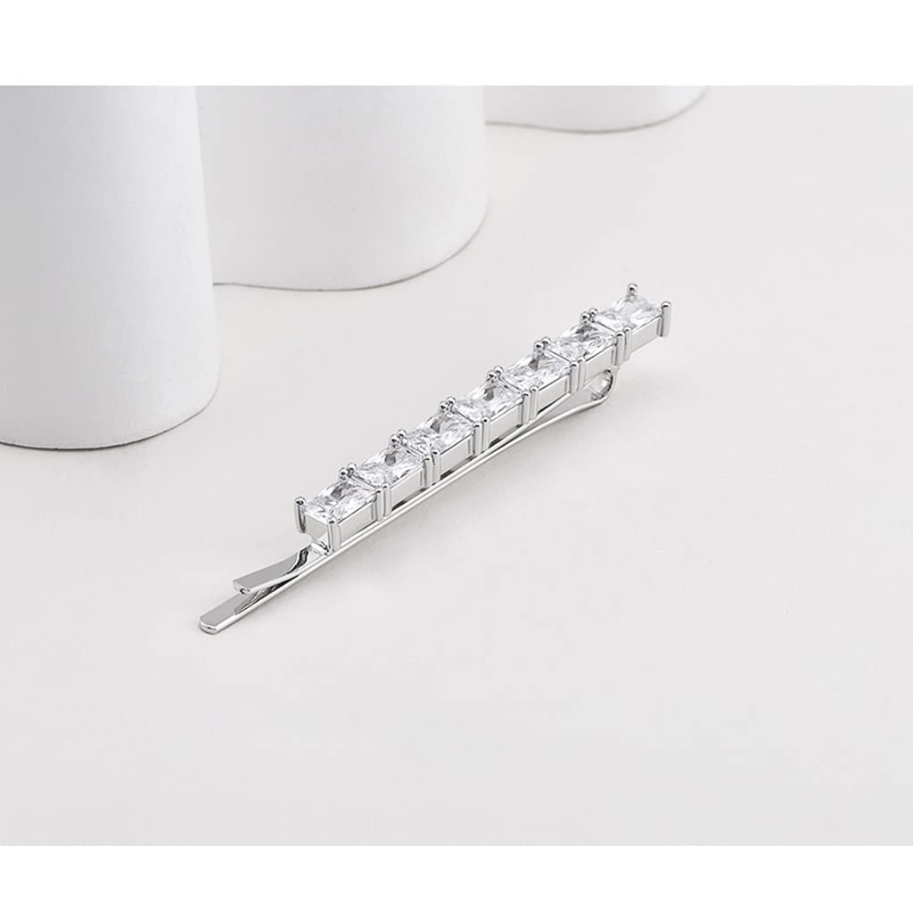 UNNS Gioielli per Capelli Squisiti Piccoli Accessori for Capelli Lati Laterali con Forcella Trasparente Trasparente Strass Tacchino Cristallo di Cristallo Una Parola chiucina Accessori per Capelli