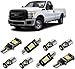 iBrightstar Super Bright Canbus LED Bulbs Package Kit for 1999-2016 Ford F250 F350 Super Duty Interior Map Dome Lights + Door Lights + Cargo Lights + License Plate Lights, Xenon White