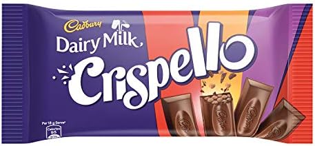 Cadbury Dairy Milk Crispello Chocolate Bar, 33G [Pack of 3] - 99 Gm