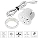 3inch USB Desk Power Grommet with 4Amp USB, Desk Hole Recessed USB Grommet Outlet, Desktop Plug Furniture grommet with 2 AC Outlet & 2 USB Ports.