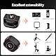 LOMUG Mini Quick Release Platte Stativ QR Kamera Mount Adapter, Quick Setup Kit mit 1/4’’ Schraube für Canon/Sony/Nikon Kameras/Zhiyun/Feiyu/DJI/Moza Stabilisatoren Schalter zwischen Stativ/Einbei