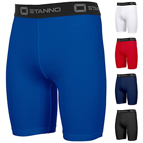 Stanno Centro Tight | Hose zum Unterziehen für Kinder (größe 164, blau, Tight fit)