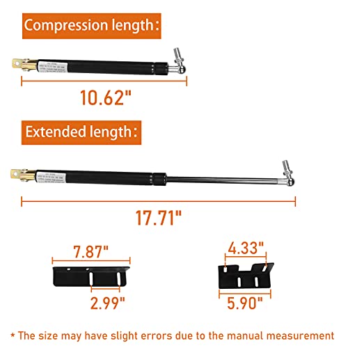 Hooke Road Tacoma Front Hood Lift Strut Kit Compatible with Toyota Tacoma 16-23 3rd Gen Pickup Trucks - Pair by Hooke Road - Image 6