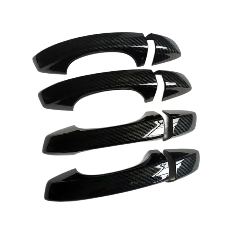 Poignée porte extérieure Fabia 3 masquer rayures cache look carbone MK3