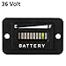 Searon 36V Volt LED Battery Indicator Meter Guage for EZGO Club Car Yamaha Golf Cart Solar Panel Marine Trolling Motor