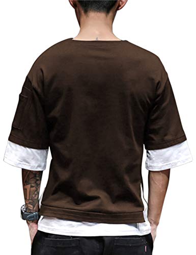 Image of EYEBOGLER Loose fit White Small Size T-Shirt for Men(S-t322-WHBL) EYEBOGLERMenRegularT-Shirt
