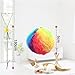 Fryzzolum Motion Activated Cats Exercise Toy Swingable Hanging Door Colored Plush Ball Construction Indoor Door Mounted Interactive Cats Toy