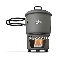 Esbit – Esbit Trockenbrennstoff-Kochset, grau, 585ml