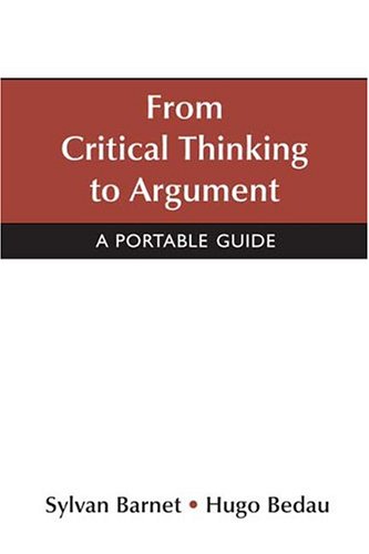 Buy From Critical Thinking to Argument: A Portable Guide — BookShops.in