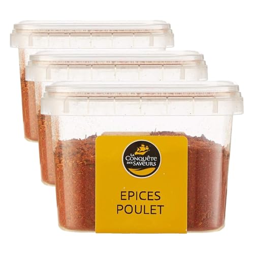 La Conquête des Saveurs Mélange Poulet 75 g (Lot de 3)