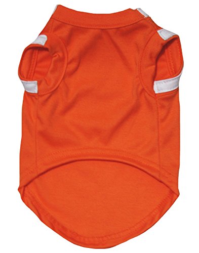 Petitebella Cute Turkey Face Puppy Dog Shirt (Orange/White, Small) #TOP1