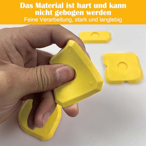 5 StüCke FugengläTter Set Silikonabzieher, Professioneller Fugen-Spachtel Silikon, Werkzeug Zum Abziehen & GläTten Von Fugenmasse