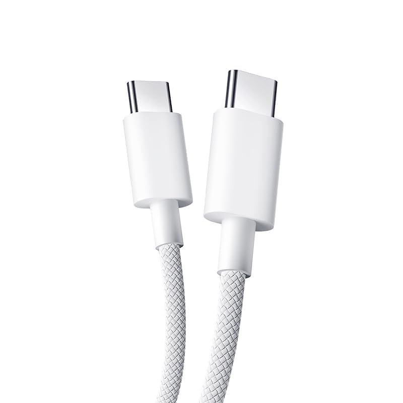 Image of Original Fast Cable 60W Braided Type-C to Type-C Cable, 1 Meter, Fast Charge | Type C Cable for iPhones 15 and Later, All Type C Android Mobiles, MacBook, USB-C Laptops, other USB-C Devices