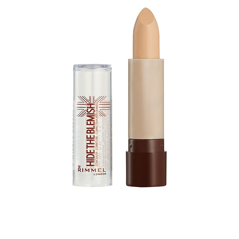 Rimmel London Hide the Blemish - 103 Soft Honey - Concealer Stick, Ultra-Creamy, Easy to Blend, 5-Hour Wear, 0.16oz