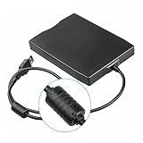 Jemora Zewnętrzna dyskietka USB przenośna 3,5-calowa dyskietka interfejs USB Plug and Play niski poziom hałasu do laptopa PC czarny