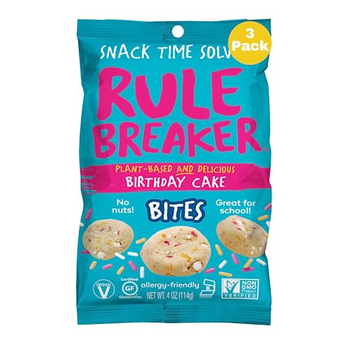 Rule Breaker Vegan & Gluten-Free Cookies | Birthday Cake Bites