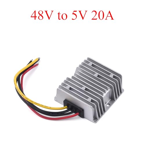 DC 48V to 5V Power Converter 20A 100W Buck Regulator Reducer Step - Down Voltage Supply Module Transformer Designed for Auto Car Vehicle3