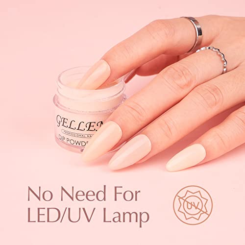 Gellen Nude Dip Powder Nail Kit, 12 Colors Acrylic Dipping Powder Nail Kit, Fall Winter Nail Dip Powder Colors - Classic Nudes Dip Manicure #TOP6