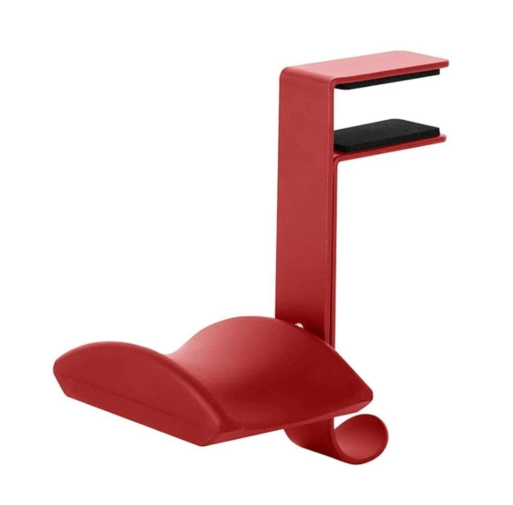 MRKU Supporto per Cuffie, Gancio per Cuffie, Supporto da scrivania Universale per Ufficio e Gaming, espositore salvaspazio, Morsetto da Tavolo