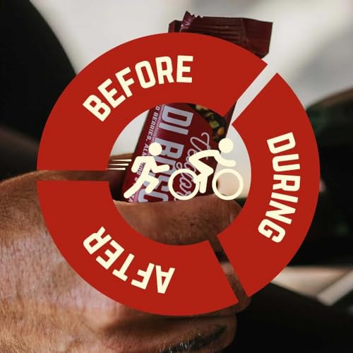 Veloforte Di Bosco All-Natural Energy Bar - Berries & Almonds, Healthy 100% Natural Sports Performance, Plant-Based, Dairy-Free, Gluten-Free, Vegan (9 bars)