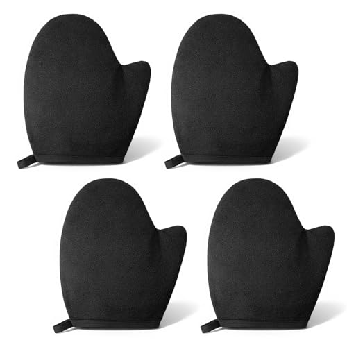 4 Pcs Washable Fake Tan Mitts